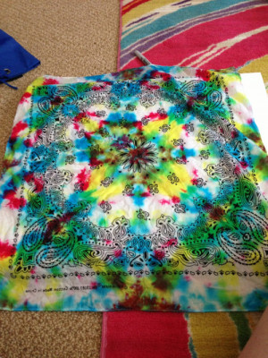 tie dye bandana