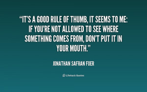 Jonathan Safran Foer Quotes