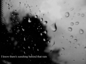 10 best rain quotes, Quote by Bob Marley: Some people feel the rain ...