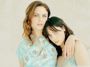 Zooey and Emily Deschanel #sisters