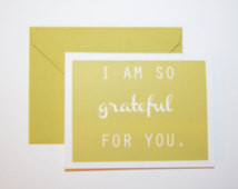 am So Grateful For You Stationery Set- (Set of five) notecards ...