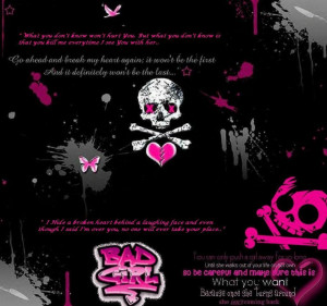 Best Quotes About Hating Love: Picture Of Black Pink Skull With Quote ...