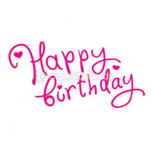 happy handwriting day happy birthday cake and happy birthday ...