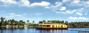 House boat in lake is a beautiful scene from the backwaters of kerala ...