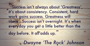 isn't always about 'Greatness', it's about consistency. Consistent ...