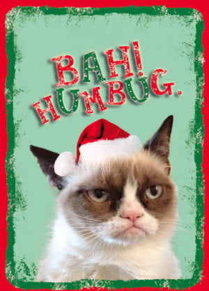 Grumpy Cat Christmas Bah Humbug