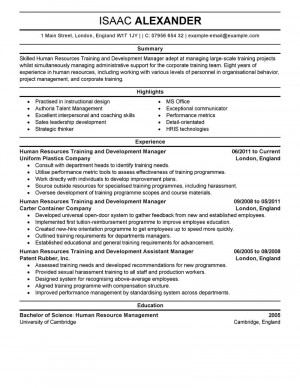 Resume Samples Human Resources Coordinator