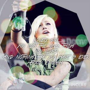 Quotes About Feeling Beautiful Lonely Girl Tonight Alive my Edit ...