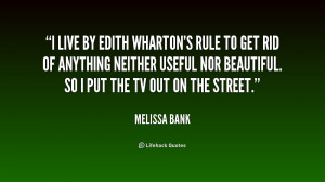 Melissa Bank Quotes