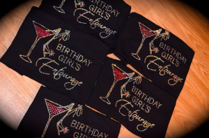Entourage Shirts. 21st Birthday Shirt. Birthday Gift Ideas. 40th Vegas ...