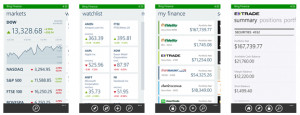 Bing Finance Windows Phone App