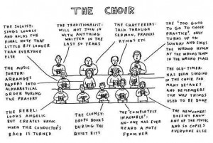 Choir singers, haha