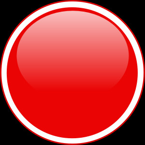 Glossy Dark Red Icon Button