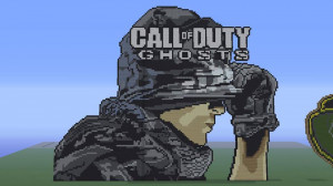 Call Of Duty Ghosts Minecraft Pixel Art by FelixGuaman