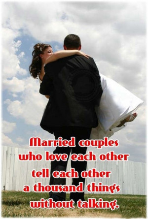 Love Sayings:Married Couple Who Love Each Other…
