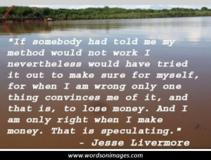 Jesse livermore quotes