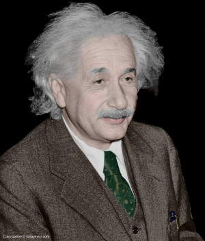 Albert Einstein - Large Picture - Color
