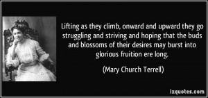 Lifting as they climb, onward and upward they go struggling and ...