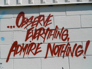 ... paint quotes artist vandals photo observe_everything_admire_nothing