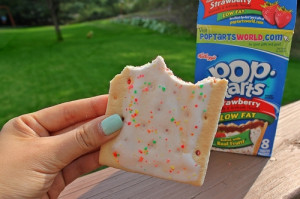 ... food omg ok yay bright yum neon quality pop tarts snack dont steal plz