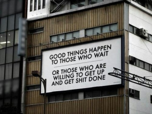 Good things happen when...