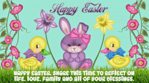 Happy Easter Wishes Picture Cards with Greetings Messages