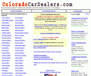 and price quotes from car dealers in CO.colorado auto dealers.Car ...