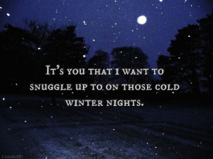 Those cold winter nights