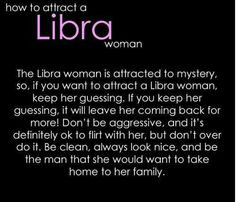 How to attract a Libra woman More
