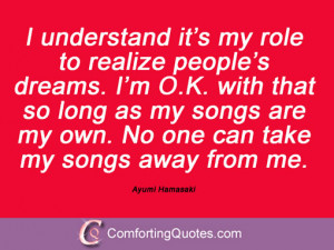 Ayumi Hamasaki Quotes And Sayings