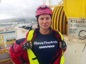 Lucy Lawless supports Greenpeace