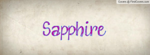 Sapphire Profile Facebook Covers