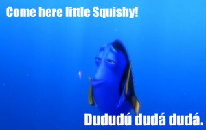 blue, cute, dory, finding nemo, text
