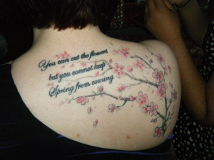 You can cut all the flowers but you cannot keep spring from coming ...