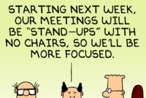 ... contrast between a great Lean organization and Dilbert Land