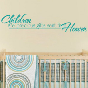 Nursery Wall Quote For Baby Girl Or Boy Nursery - Children Are ...