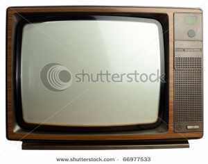 Vintage Tv Set Classic old vintage television