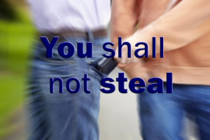 What does God say about stealing?