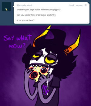 Quotes From Gamzee Ask Box Archive Random Submit