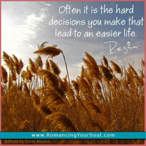 So true..bite the bullet first