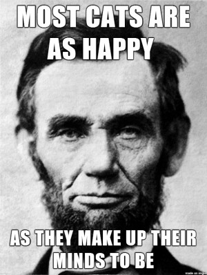 ... are as happy as they make up their minds to be.” – Abraham Lincoln