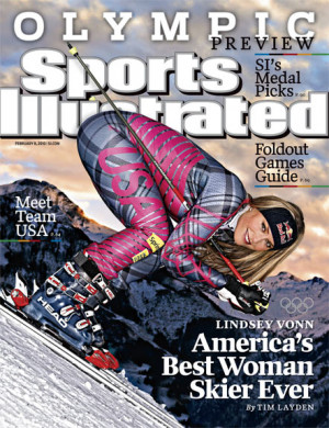 Lindsey Vonn Sports Illustrated Winter Olympics Edition [COVER]