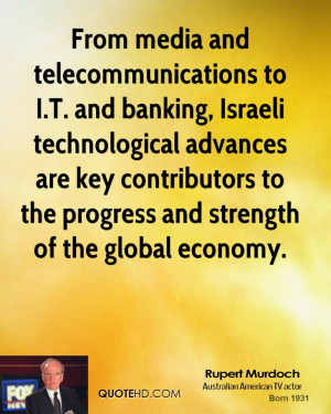 and telecommunications to I.T. and banking, Israeli technological ...