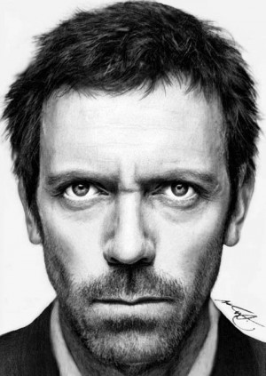 amazing, art, dr house, draw, drawing, omg