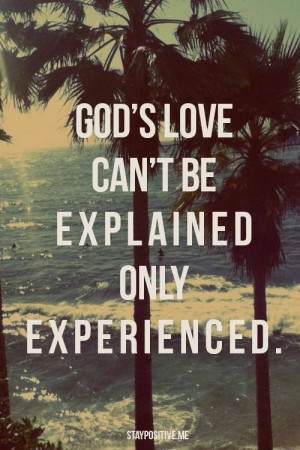 God's amazing love!