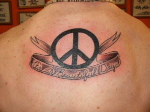 peace sign tattoos there are many peace sign tattoo designs one can ...