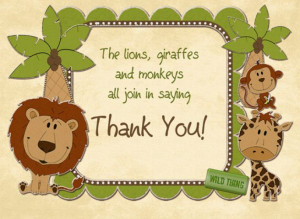 thank you card sayings. Baby shower thank you cards