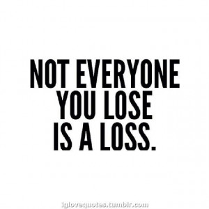 Mine was a huge gain. I'm so much better off no longer being dragged ...