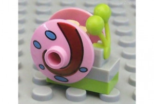 Lego Spongebob Gary the Snail Minifig with Pink Shell - New Brand New