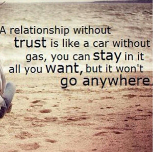 Trust quotes needs to be the truth